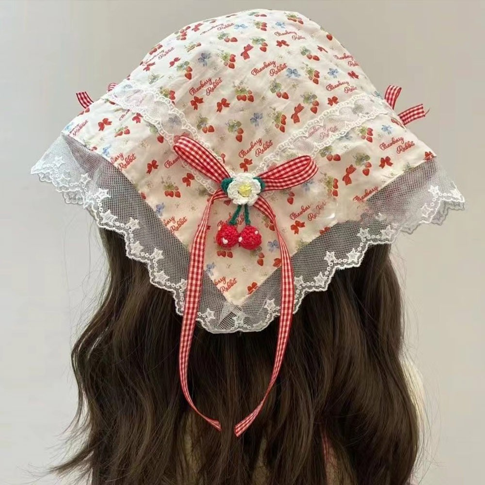 Women Accessories Photos - Bandeau de sauna papillon en dentelle