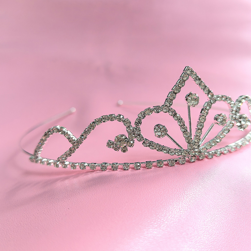 Women Accessories Aesthetic - Couronne de mariée en strass couleur