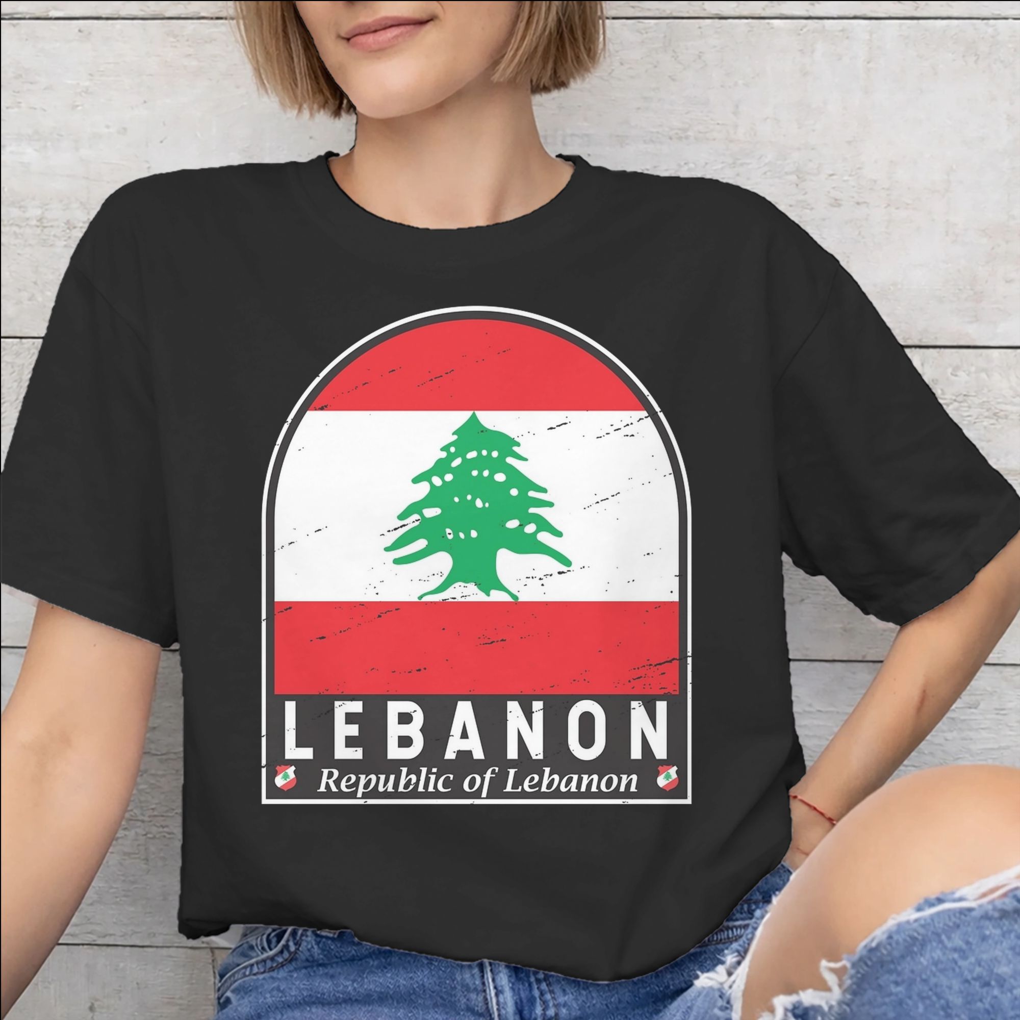 Women Accessories Lebanon - T-shirts en coton avec imprimé graphique