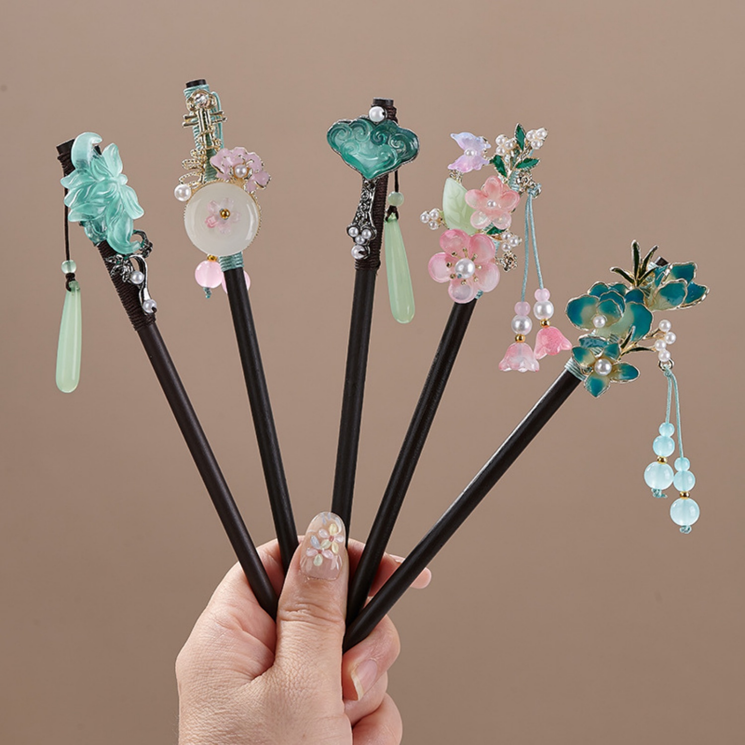 Women Accessories Aesthetic - Épingle à cheveux vintage fleurie pour