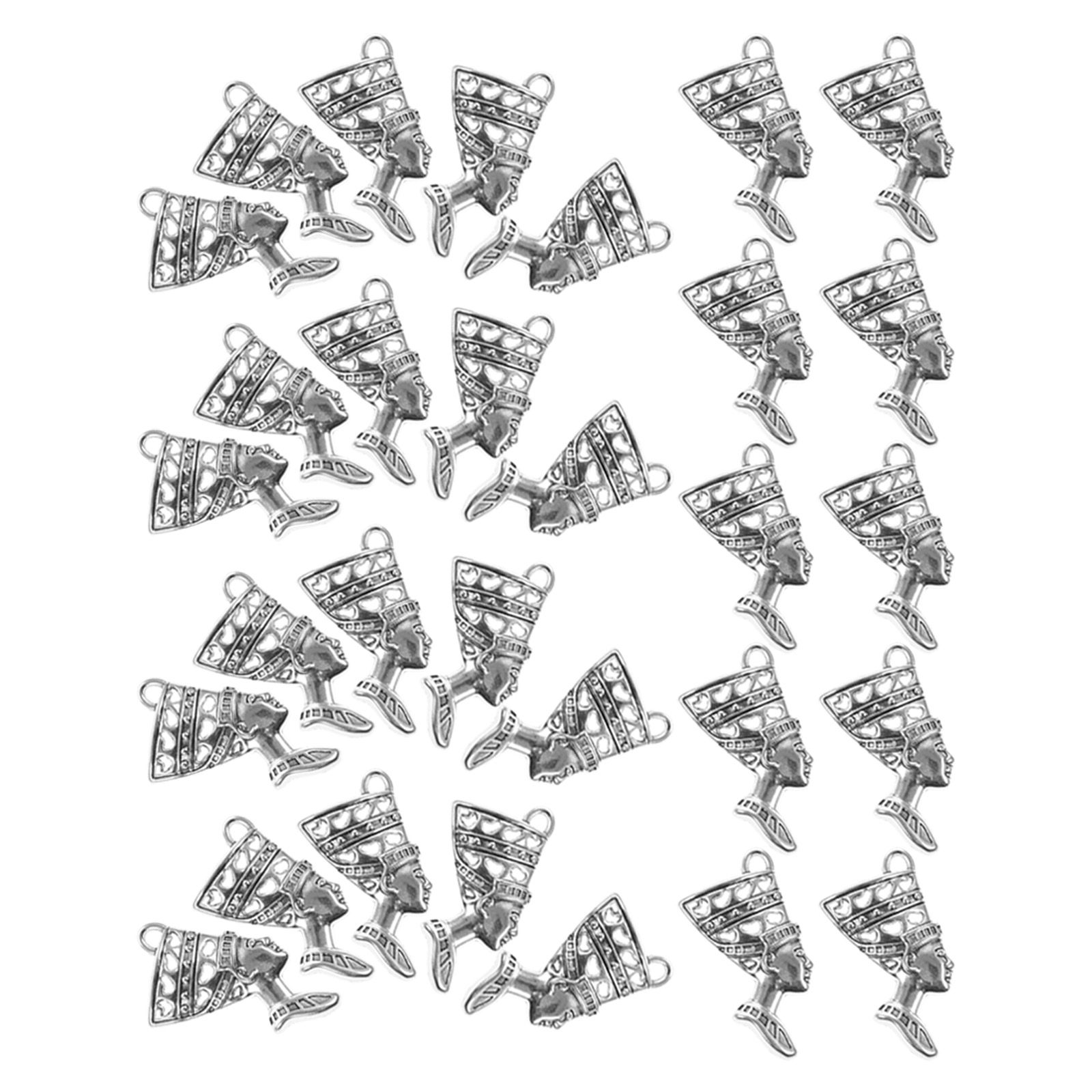 Women'S Egyptian Accessories - 30 Pcs Pendentifs Reine Égyptienne pour