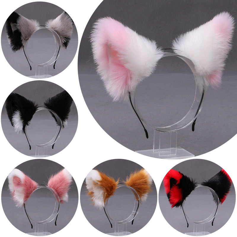 Women Accessories On Sale - Serre-tête en peluche oreilles de chat