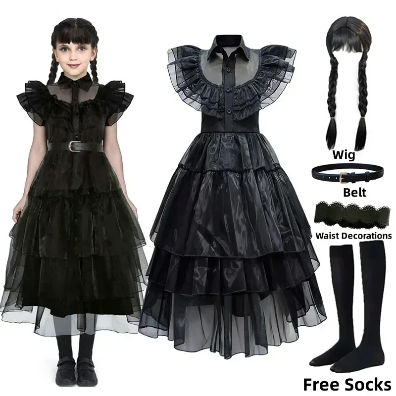 Women'S Accessories Clothing - Robe de sorcière noire pour filles,
