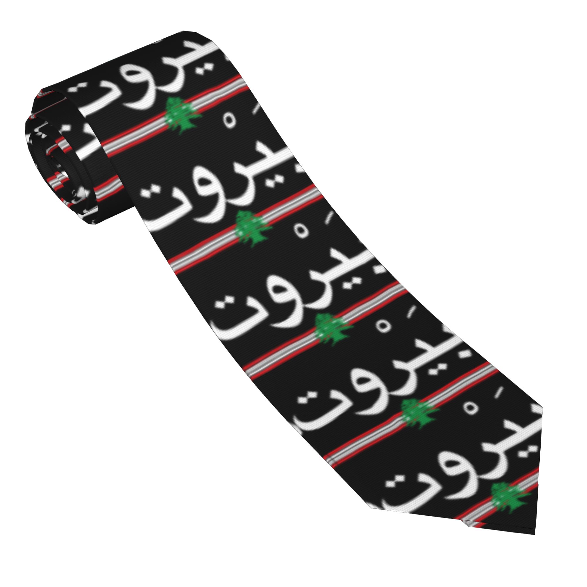Women Accessories Lebanon - Cravate à motif drapeau de Beyrouth,