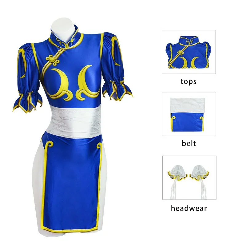 Women'S Accessories Clothing - Costume de cosplay Chun Li Street