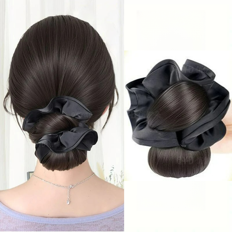 Women Accessories On Sale - Nouveau chignon en satin synthétique avec