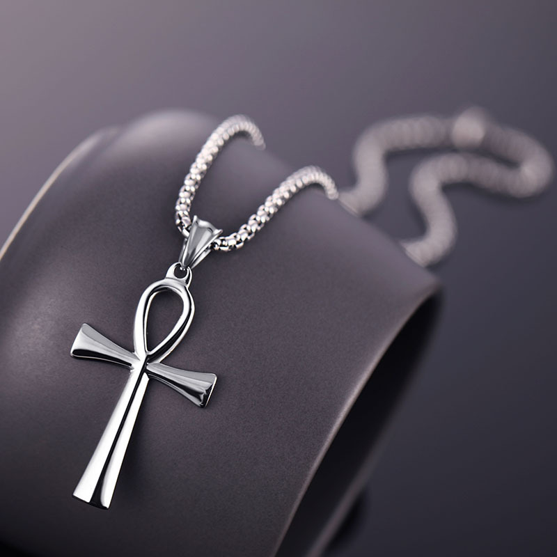 Collier Ankh égyptien en acier - Women'S Egyptian Accessories avis et prix