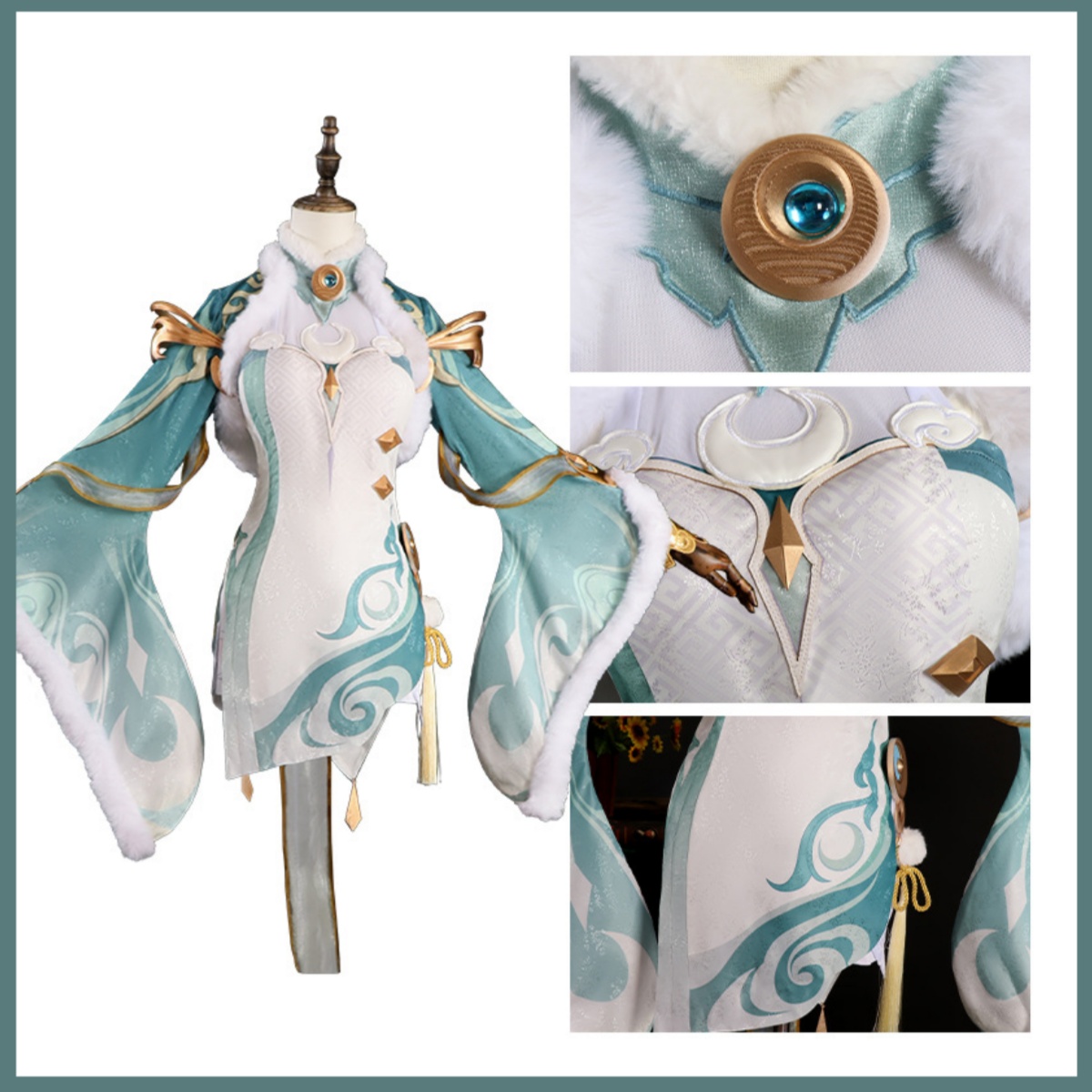 Costume de cosplay Zibai, vert - Women'S Accessories Clothing avis et prix