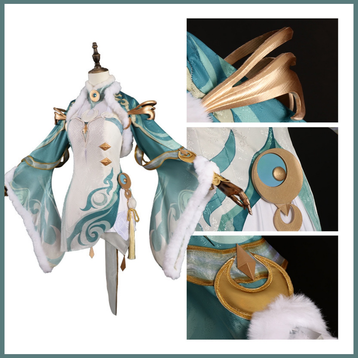 Costume de cosplay Zibai, vert - Women'S Accessories Clothing avis et prix