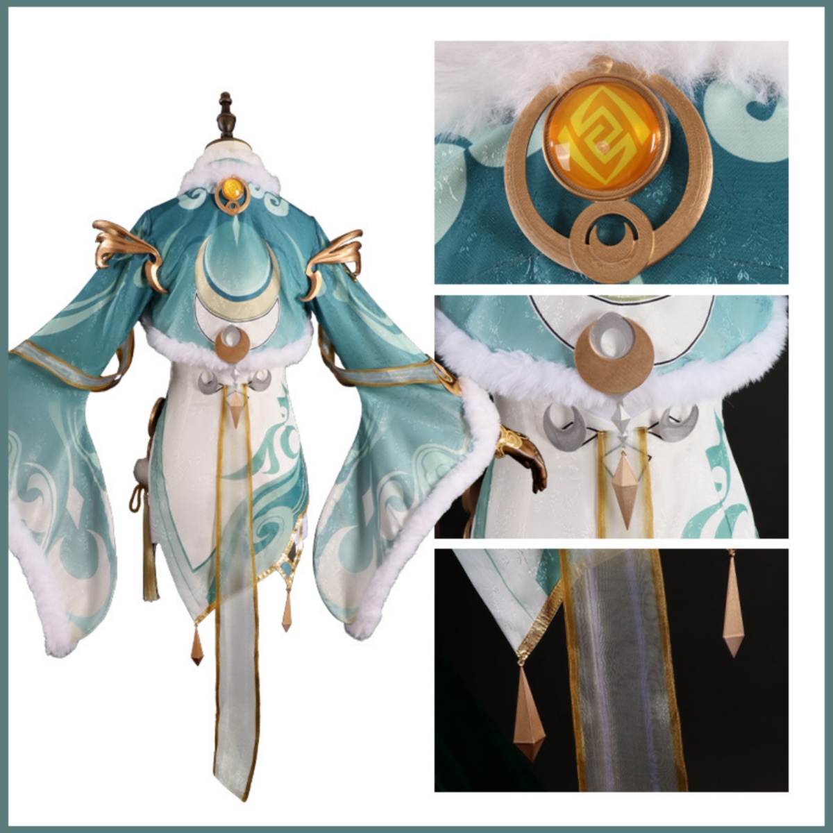 Costume de cosplay Zibai, vert - Women'S Accessories Clothing avis et prix