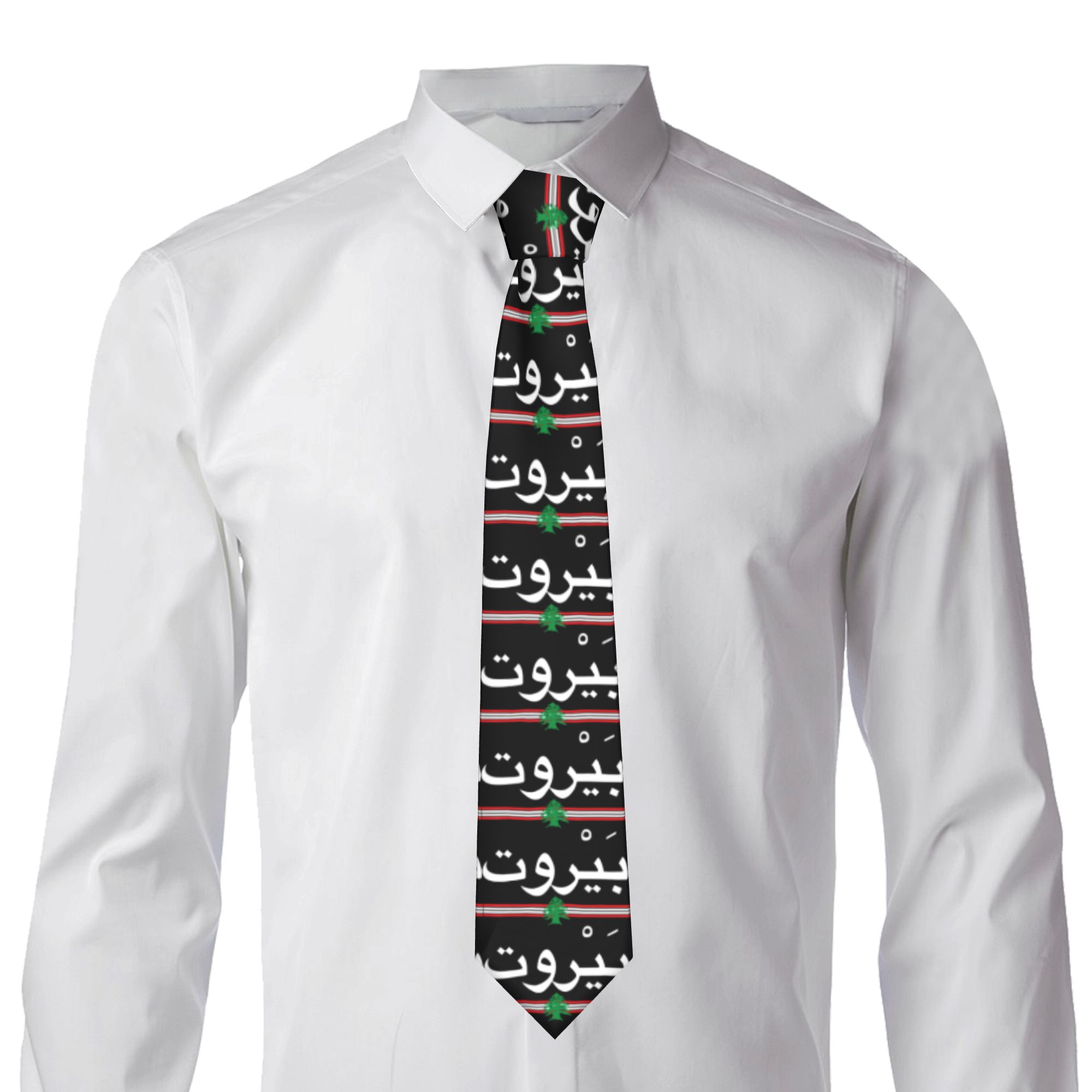 Cravate à motif drapeau de Bey - Women Accessories Lebanon avis et prix
