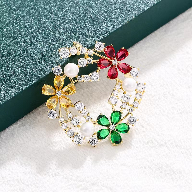 Broche design en zircon popula - Women'S Accessories Manufacturers avis et prix