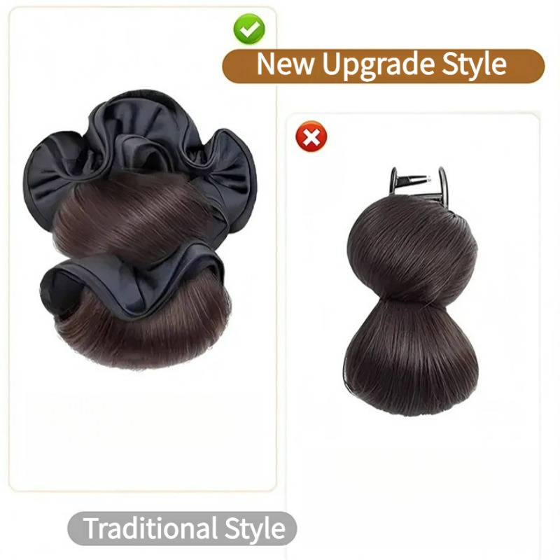 Nouveau chignon en satin synth - Women Accessories On Sale avis et prix