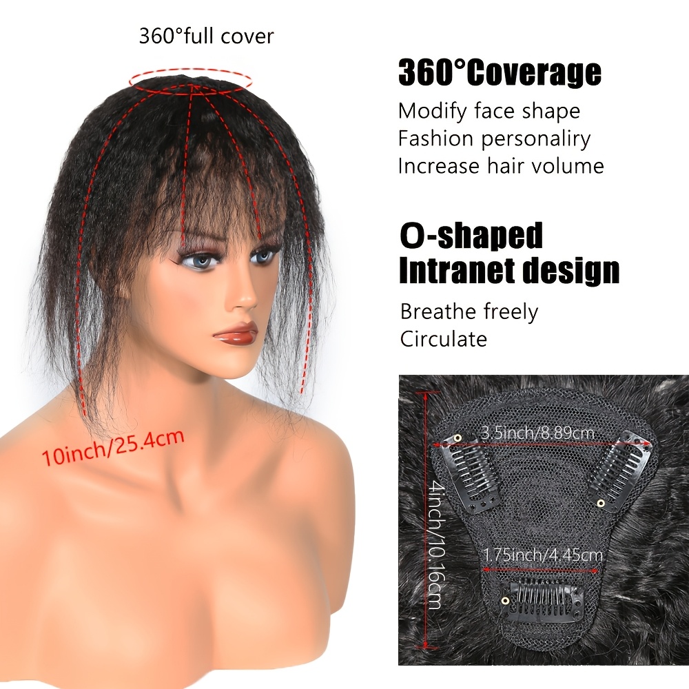 Cheveux crépus droits avec fra - Women Accessories On Sale avis et prix