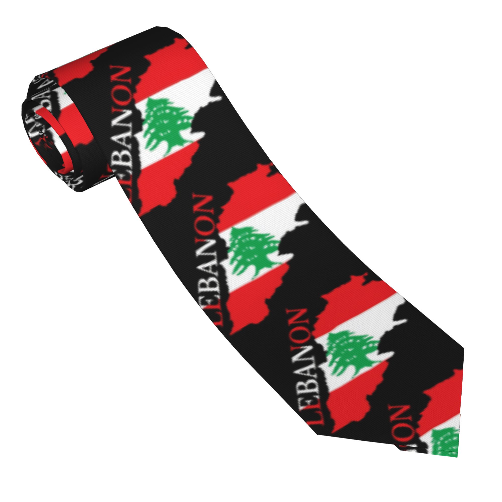 Cravate avec carte du drapeau  - Women Accessories Lebanon avis et prix
